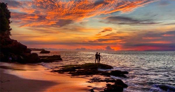 Tegal Wangi Beach Jimbaran Sunset