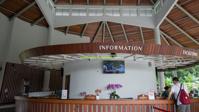 Admission Ticket Stand At Monkey Forest Bali