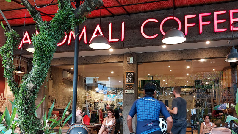 Visitors Enjoy Time at Anomali Coffee. One of the Top 10 Budget-Friendly Hangout Spots in Ubud.