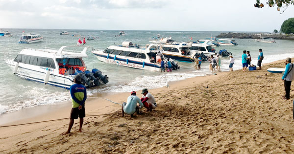 Public Speedboat Jetty Location At Sanur Beach Bali