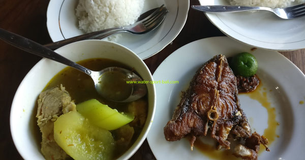 Local dishes at Sanur Mak Beng Sanur