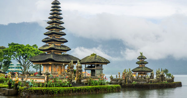 Ulun Danu Temple Bali At Lake Beratan Bedugul