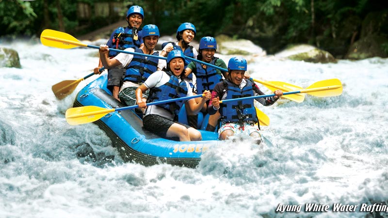 Ayung River Ubud Bali Adventure Activities