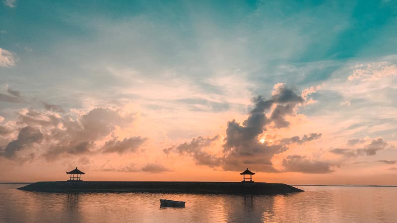 Sit Relax At The Edge Of The Karang Beach