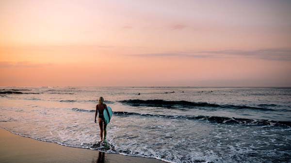 White Sand Beach Attraction In Bali