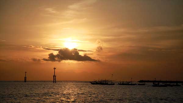 Kedonganan Beach Sunset Bali