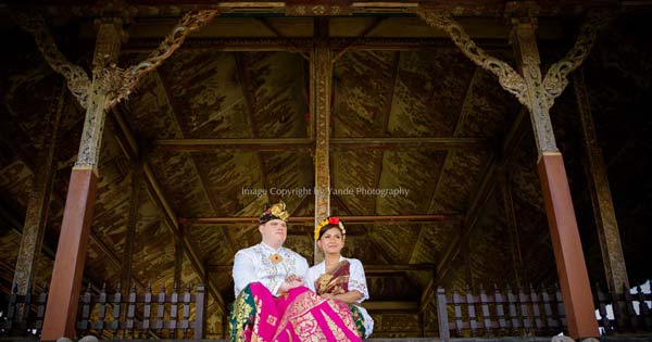 Kertha Gosa Pavilion Park in Klungkung, Bali