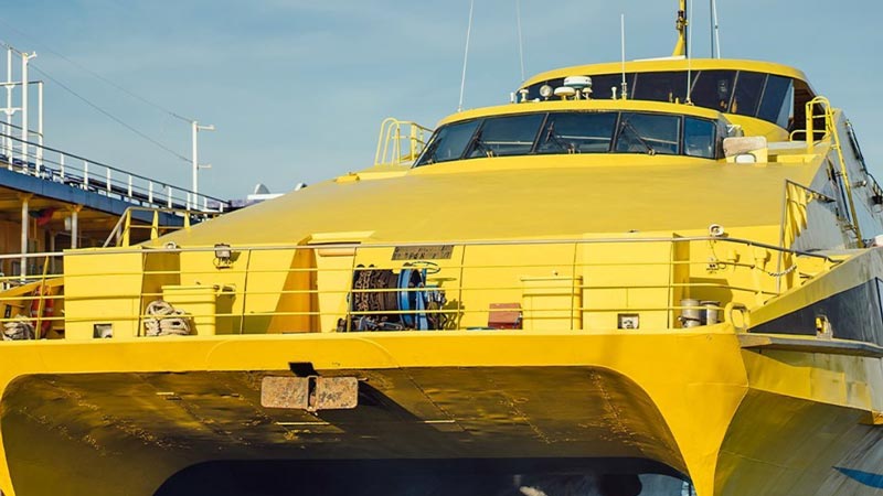 Luxury Bounty cruise ship at Benoa Harbour