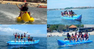 Banana Boat Rides Bali At Tanjung Benoa Beach