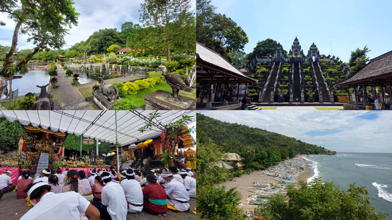 Non-divers exploring Tulamben and Amed in Bali