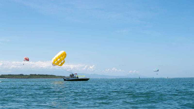 A thrilling ride on a Bali Parasailing Adventures at Tanjung Benoa