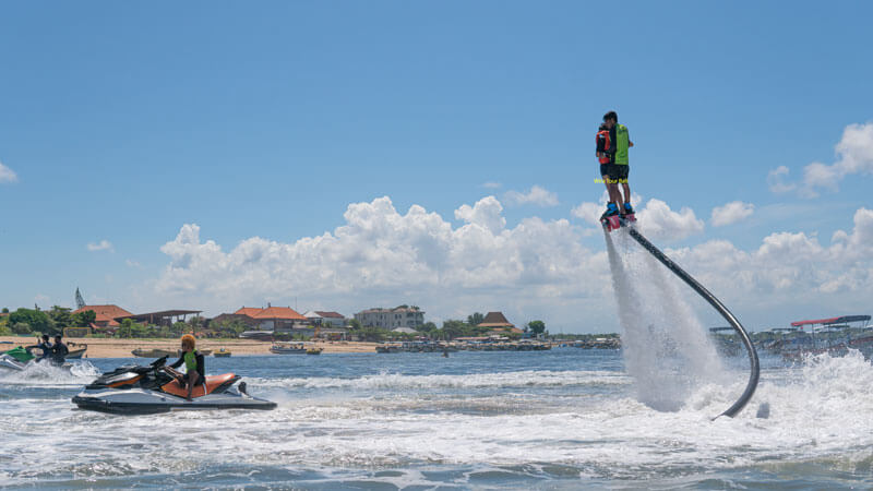 Adventurous Flyboarding at Tanjung Benoa Beach Bali