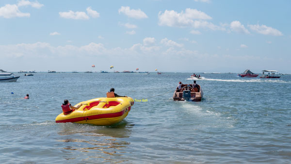 Seawater Conditions at Tanjung Benoa Beach for the Rolling Donut Watersport