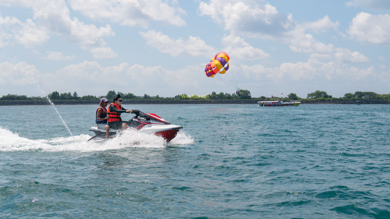 Jet Ski in Bali, an exciting adventure for thrill lovers without requiring swimming skills