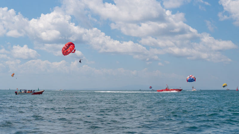 Parasailing at Tanjung Benoa Beach