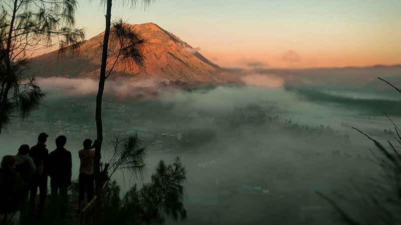 Sunrise at Pinggan Village, Kintamani, Bali