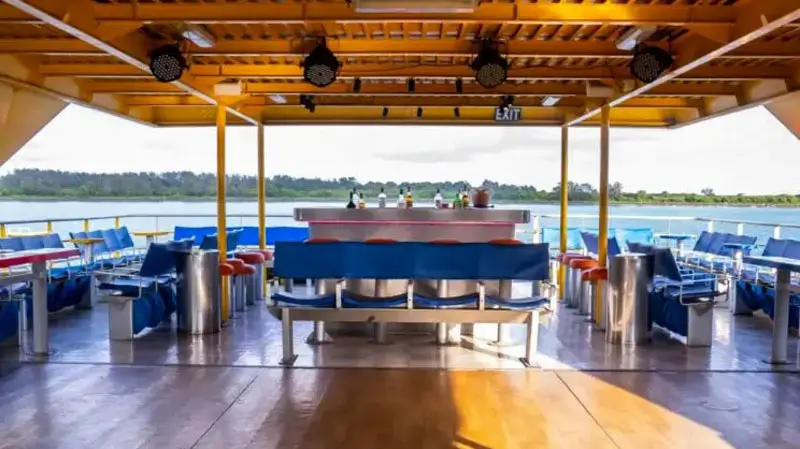 Bounty Cruise Bali's luxurious interior with complete facilities