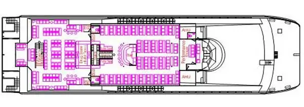 Upper Deck of the Bali Bounty Cruise Ship