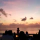 Sunset Jimbaran seafood dinner on the beach in Bali