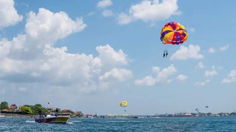 Parasailing Adventure in Tanjung Benoa water sports package